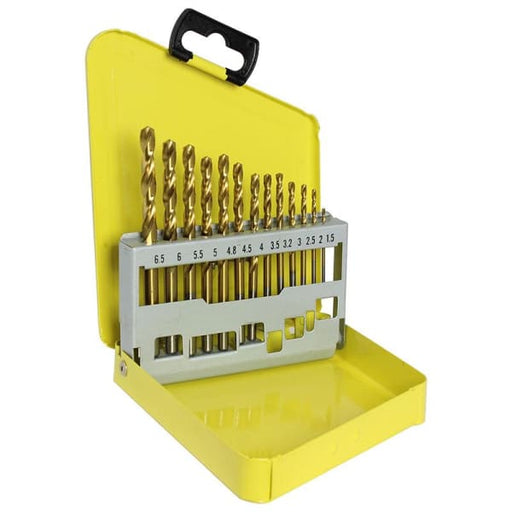 ALPHA METRIC DRILL SET 1.5-6.5MM 13 PCE - QWS - Welding Supply Solutions