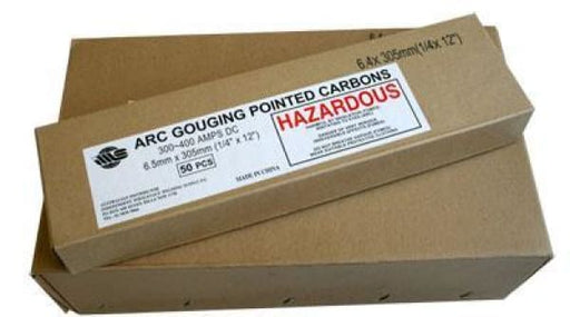 CARBON ARC DC GOUGING RODS 5.0MM 50/PKT - QWS - Welding Supply Solutions