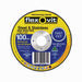 FLEXOVIT CUTTING DISC 100X2.5MM INOX 1310216 - QWS - Welding Supply Solutions
