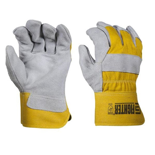 GLOVES ELLIOTT FIGHTER SUPERIOR YELLOW BACK - QWS - Welding Supply Solutions
