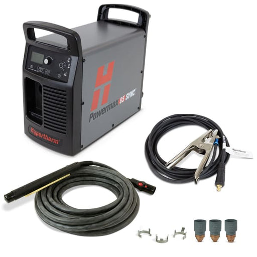 HYPERTHERM POWERMAX65 SMARTSYNC CPC & SERIAL  W/ 7.6MT TORCH - QWS - Welding Supply Solutions