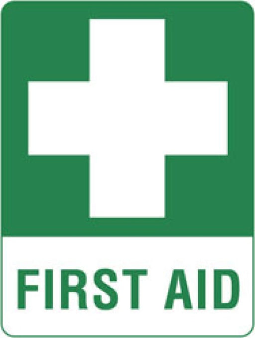 SIGN FIRST AID 225X300MM - METAL - QWS - Welding Supply Solutions