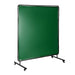 WELDING CURTAIN & FRAME WITH CASTORS 1.8 MTR X 1.8 MT GREEN - QWS - Welding Supply Solutions