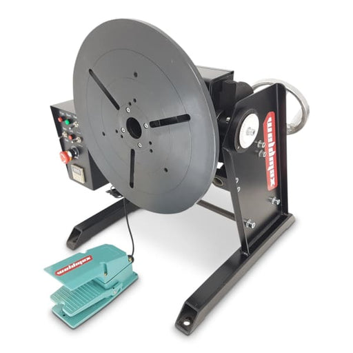 WELDMAX POSITIONER 300KG INC CONTROL BOX & FOOT PEDAL - QWS - Welding Supply Solutions