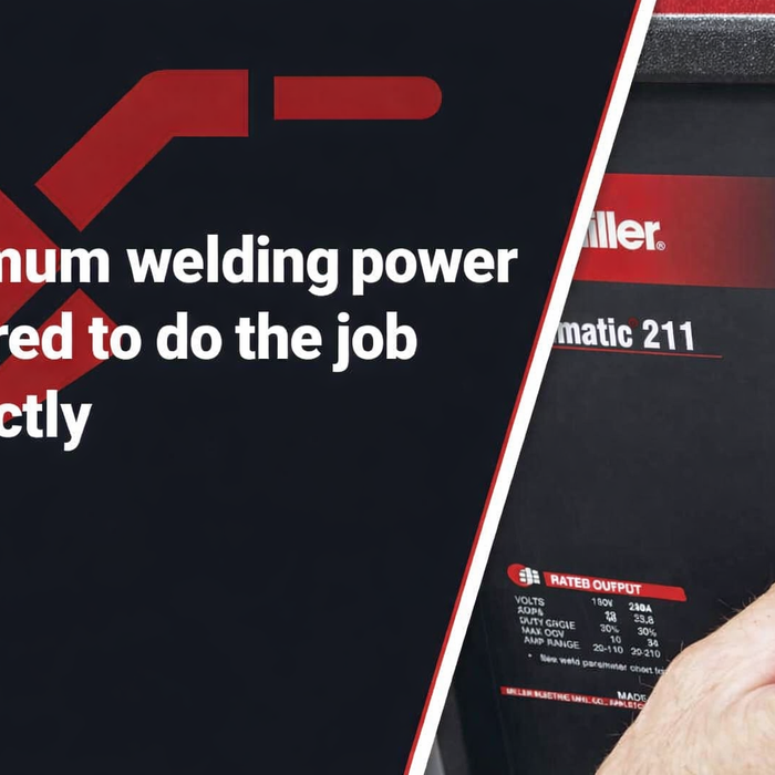 Minimum Welding Power Required to Do the Job Correctly