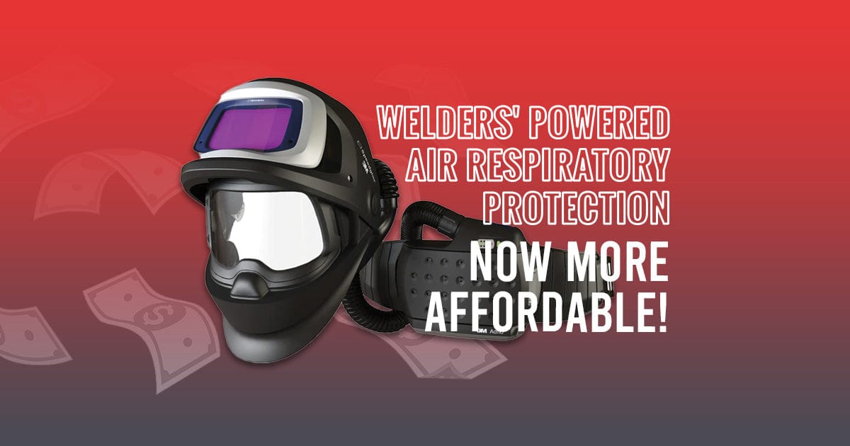 Welders' Powered Air Respiratory Protection Now More Affordable