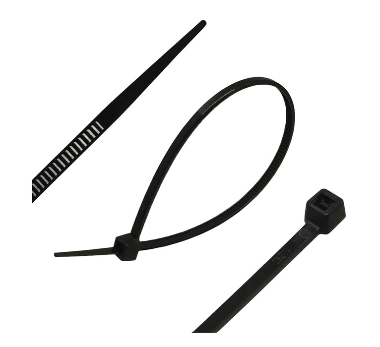 CABLE TIES 200MM X 3.2MM PKT 100 BLACK - QWS - Welding Supply Solutions