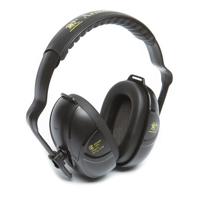 EM205 EAR MUFF ECONOMY BLACK 27DB CL5 - QWS - Welding Supply Solutions