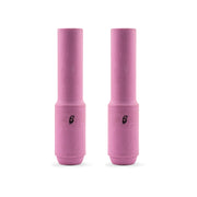 SR17/18/26 TIG CERAMIC NOZZLE #6 10MM (76MM LONG) - QWS - Welding Supply Solutions