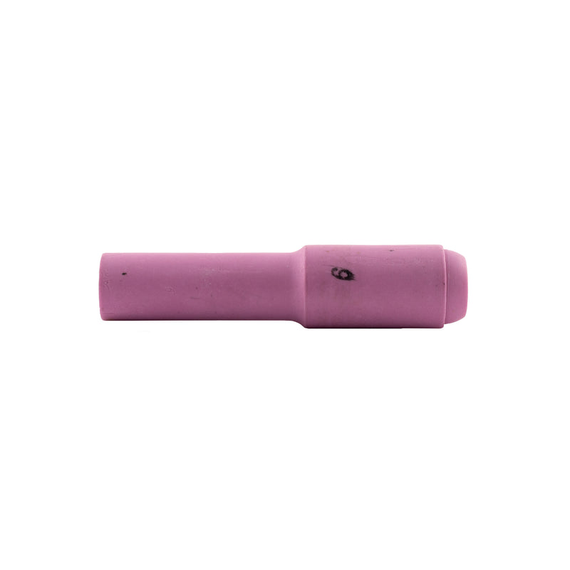 SR17/18/26 TIG CERAMIC NOZZLE #6 10MM (76MM LONG) - QWS - Welding Supply Solutions