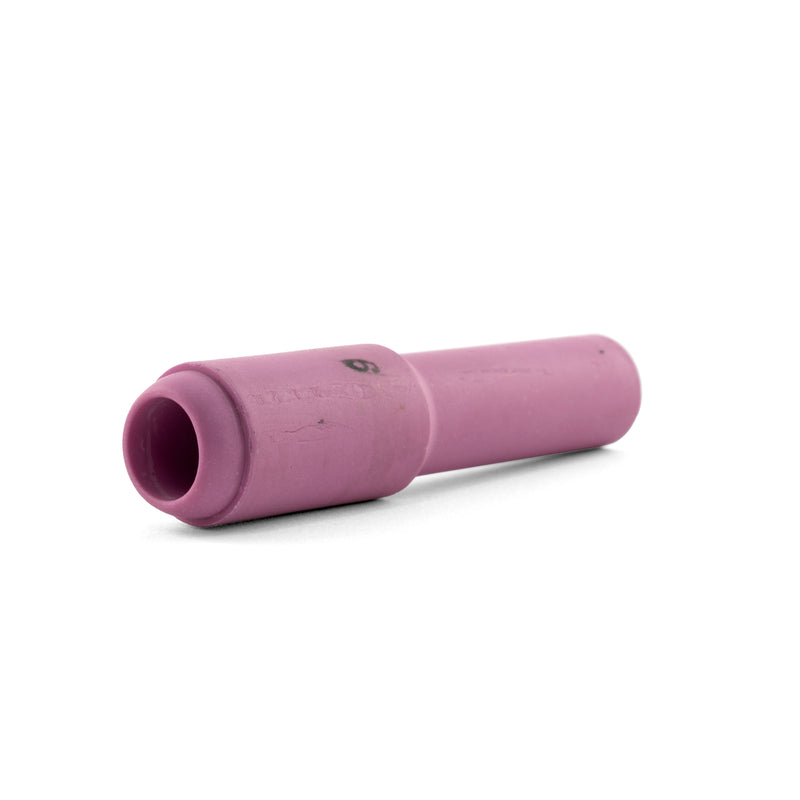 SR17/18/26 TIG CERAMIC NOZZLE #6 10MM (76MM LONG) - QWS - Welding Supply Solutions
