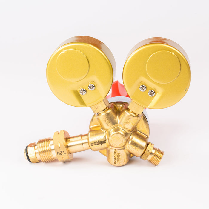 WELDMAX REGULATOR ACETYLENE TWIN GAUGE - QWS - Welding Supply Solutions