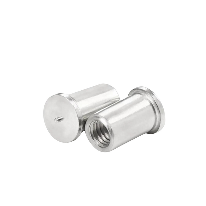 CD STUD S/S INTERNAL THREADED 6MM ID X 20MM LONG 100 PCE PAK - QWS - Welding Supply Solutions
