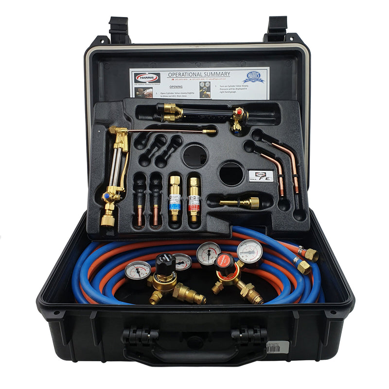 HARRIS CONTRACTORS UPGRADE KIT OXY/LPG WITH 801 REGS - QWS - Welding Supply Solutions