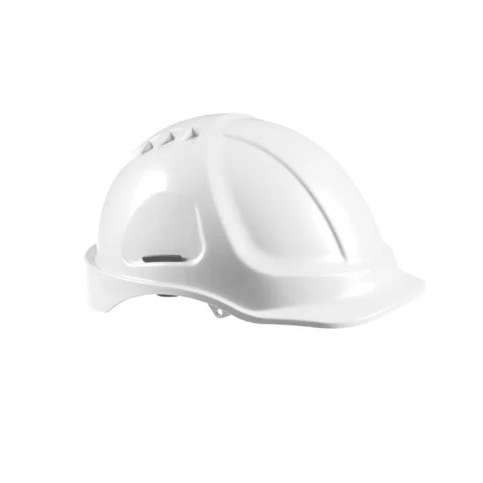 HARD HAT WHITE WITH RATCHET HARNESS 9100 - QWS - Welding Supply Solutions