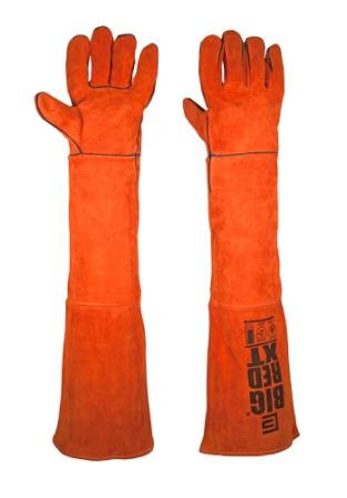 GLOVES ELLIOTT BIG RED KEVLAR EXTENDED WELDING 680MM LARGE - QWS - Welding Supply Solutions