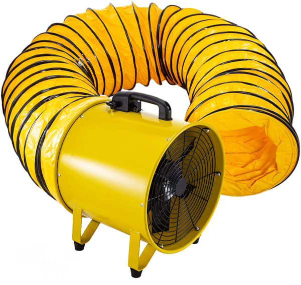 200MM EXTRACTION FAN SET WITH VENTILATOR AND 5M DUCT - QWS - Welding Supply Solutions