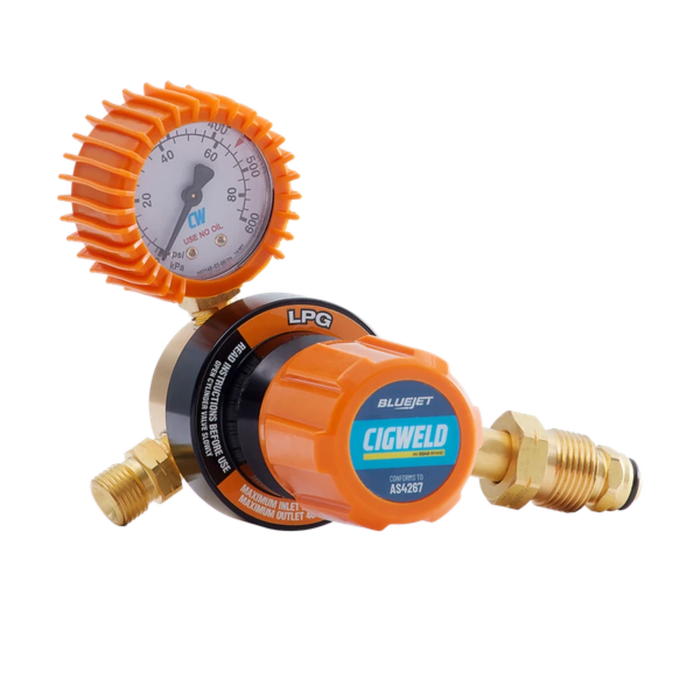 BLUEJET LPG SIDE INLET REGULATOR 400KPA