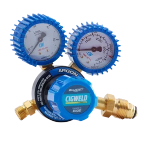 ARGON REGULATOR CIGWELD BLUEJET HORIZONTAL INLET 45LPM