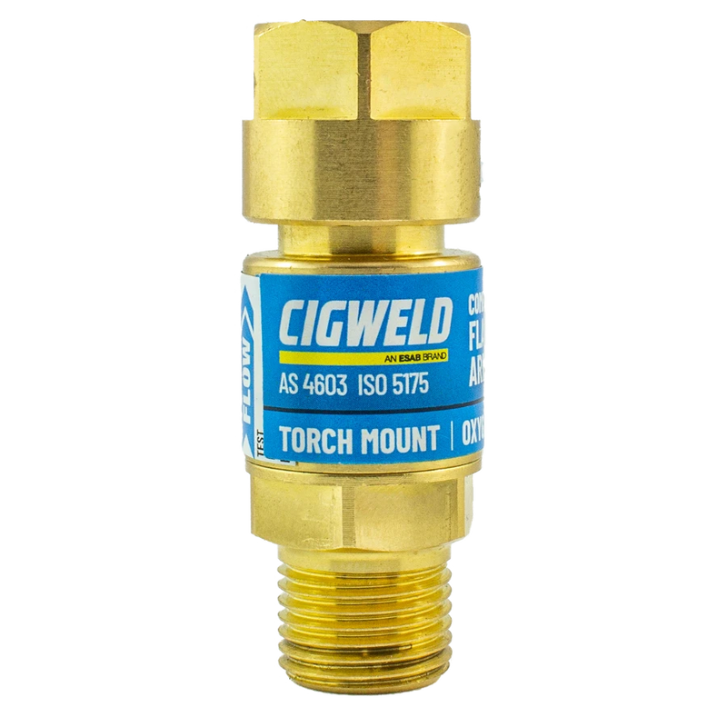 CIGWELD COMET FLASHBACK ARRESTOR SET OXY/FUEL TORCH END