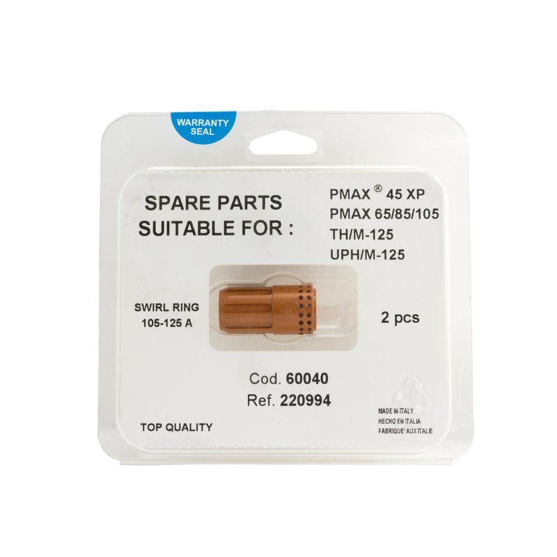 HYPERTHERM POWERMAX DURAMAX 105 105A SWIRL RING - QWS - Welding Supply Solutions