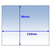 MILLER OUTER LENS FOR WIA BLUE FX 114 X 96MM - QWS - Welding Supply Solutions