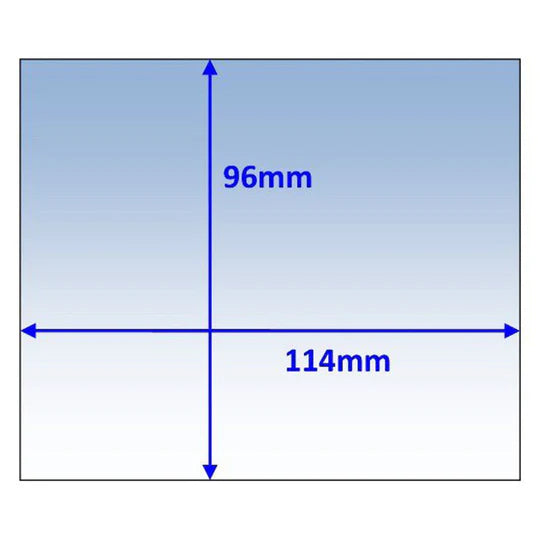 MILLER OUTER LENS FOR WIA BLUE FX 114 X 96MM - QWS - Welding Supply Solutions
