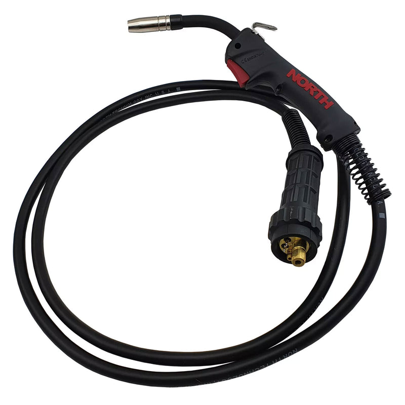 MIG TORCH MB25 4MTR 200AMP  BINZEL STYLE BLACK