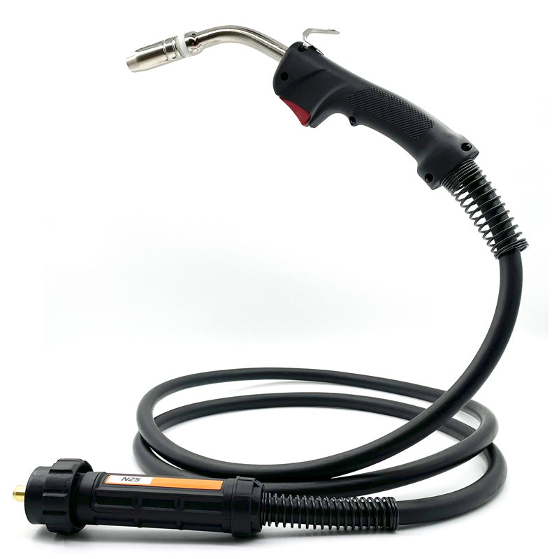 MIG TORCH MB25 4MTR 200AMP  BINZEL STYLE BLACK