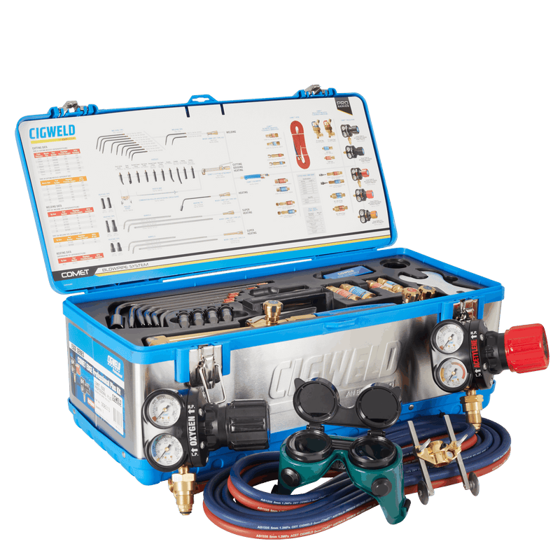 CIGWELD COMET EDGE PROFESSIONAL PLUS OUTFIT OXY/ACETYLENE - QWS - Welding Supply Solutions
