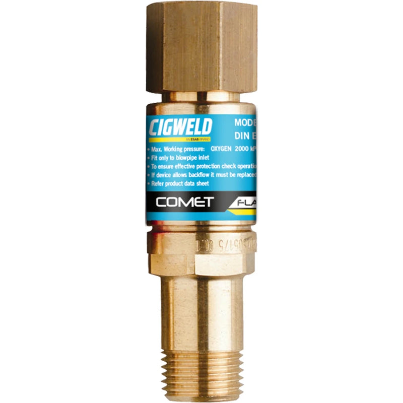 CIGWELD FLASHBACK ARRESTOR OXY F6 TORCH MOUNTED - QWS - Welding Supply Solutions