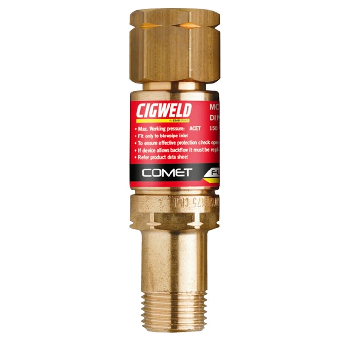 CIGWELD FLASHBACK ARRESTOR FUEL F6 TORCH MOUNTED