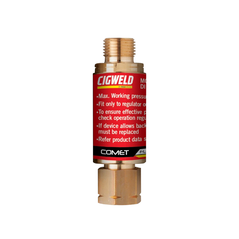 CIGWELD FLASHBACK ARRESTOR FUEL F2B TORCH MOUNTED - QWS - Welding Supply Solutions