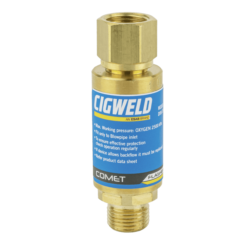 CIGWELD FLASHBACK ARRESTOR OXY F2B TORCH MOUNTED - QWS - Welding Supply Solutions
