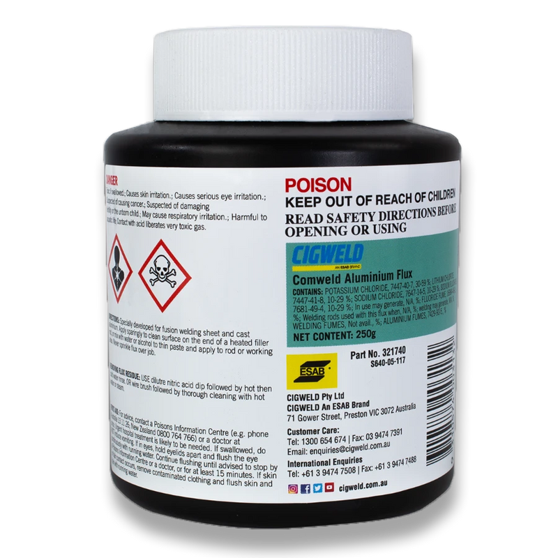 COMWELD ALUMINIUM FLUX 250G - QWS - Welding Supply Solutions