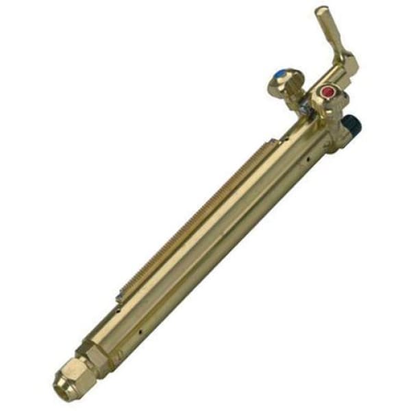 32mm diameter x 250mm length barrel with valves 3 hose inlet - QWS - Welding Supply Solutions
