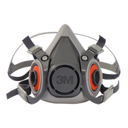 3M HALF MASK RESPIRATOR FACE PIECE 6200B SERIES MEDIUM - QWS - Welding Supply Solutions