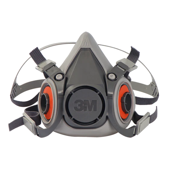 3M HALF MASK RESPIRATOR FACE PIECE 6200B SERIES MEDIUM - QWS - Welding Supply Solutions
