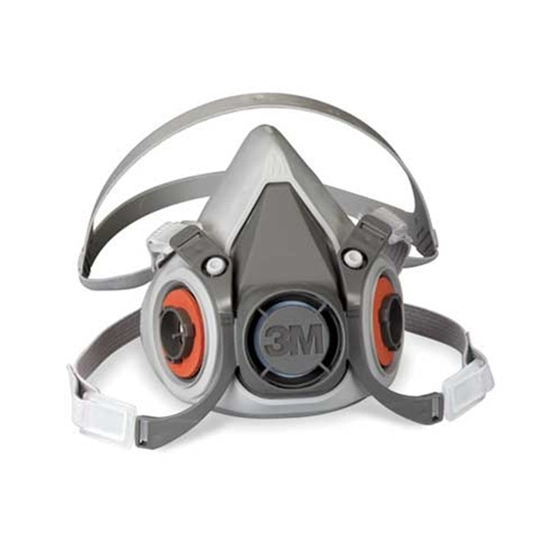 3M HALF MASK RESPIRATOR FACE PIECE 6200B SERIES MEDIUM - QWS - Welding Supply Solutions