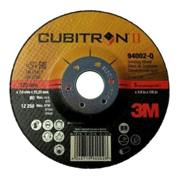 3M CUBITRON II, 230MM X 7 X 22MM GRINDING DISC XC991187961 - QWS - Welding Supply Solutions