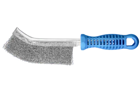 PFERD SCRATCH WIRE BRUSH CURVED HBG 1 ROW STAINLESS STEEL - QWS - Welding Supply Solutions
