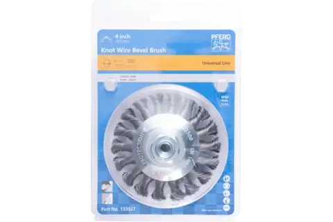 PFERD WHEEL BRUSH RBG STAINLESS STEEL 125X6X22.2MM - QWS - Welding Supply Solutions