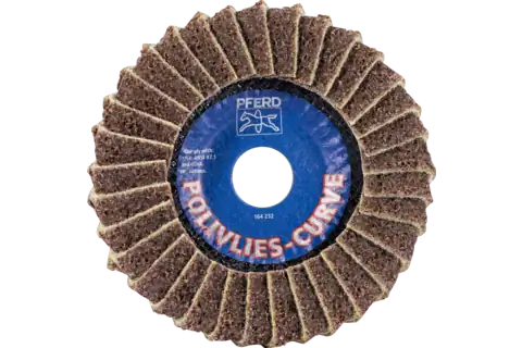 PFERD PVL-R CURVE 125 A 100 COARSE (BROWN) - QWS - Welding Supply Solutions