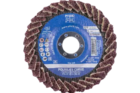 PFERD PVL-R CURVE 125 A 180 MEDIUM (MAROON) - QWS - Welding Supply Solutions