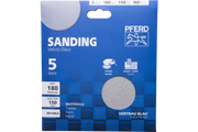 PFERD HOOK&LOOP-BACKED ABRASIVE DISC PAPER KSS 150 A180 5/PK - QWS - Welding Supply Solutions