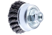 PFERD BRUSH CUP 65MM TWIST KNOT M14/M10 STEEL TBG 65 0.35MM - QWS - Welding Supply Solutions