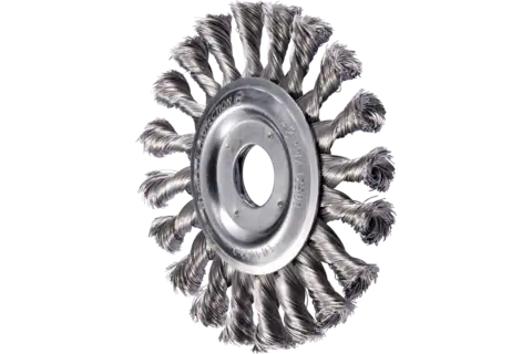 PFERD TWIST KNOT INOX WIRE WHEEL 125/12/22.2 - QWS - Welding Supply Solutions