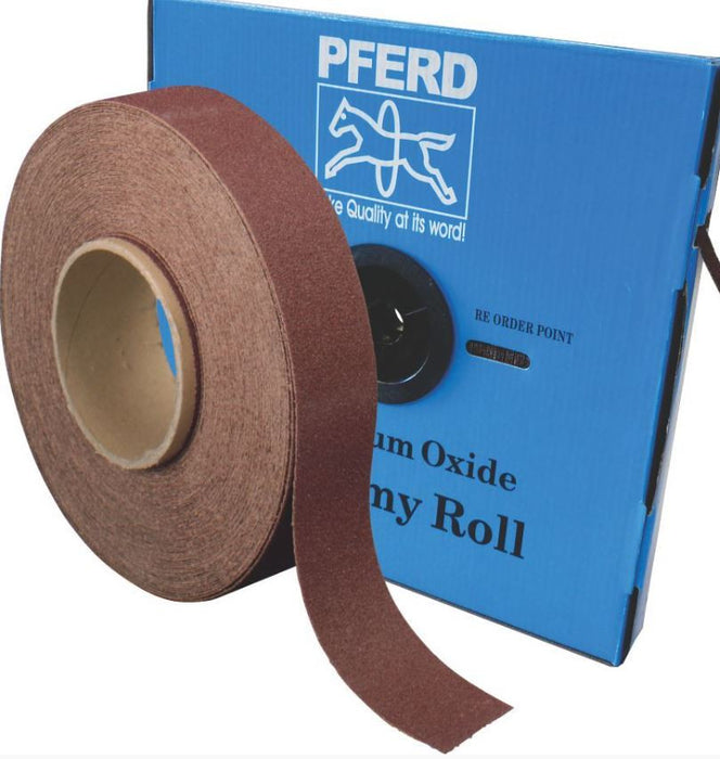 PFERD ECONOMY ROLL 25MM X 50MT 240G ALOX - QWS - Welding Supply Solutions