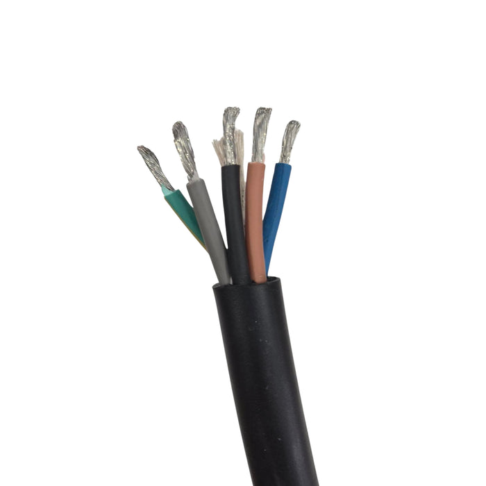 MAINS POWER CABLE 5 CORE 4MM