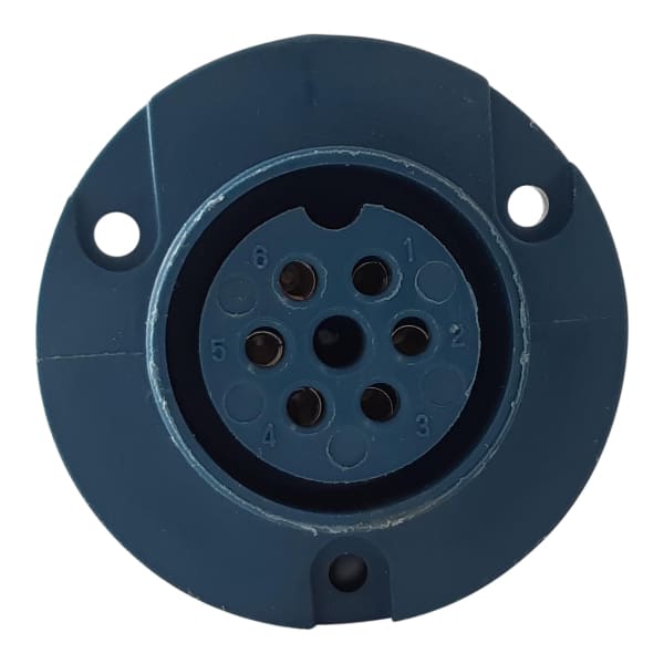 6 PIN FEMALE PANEL CONNECTOR - QWS - Welding Supply Solutions